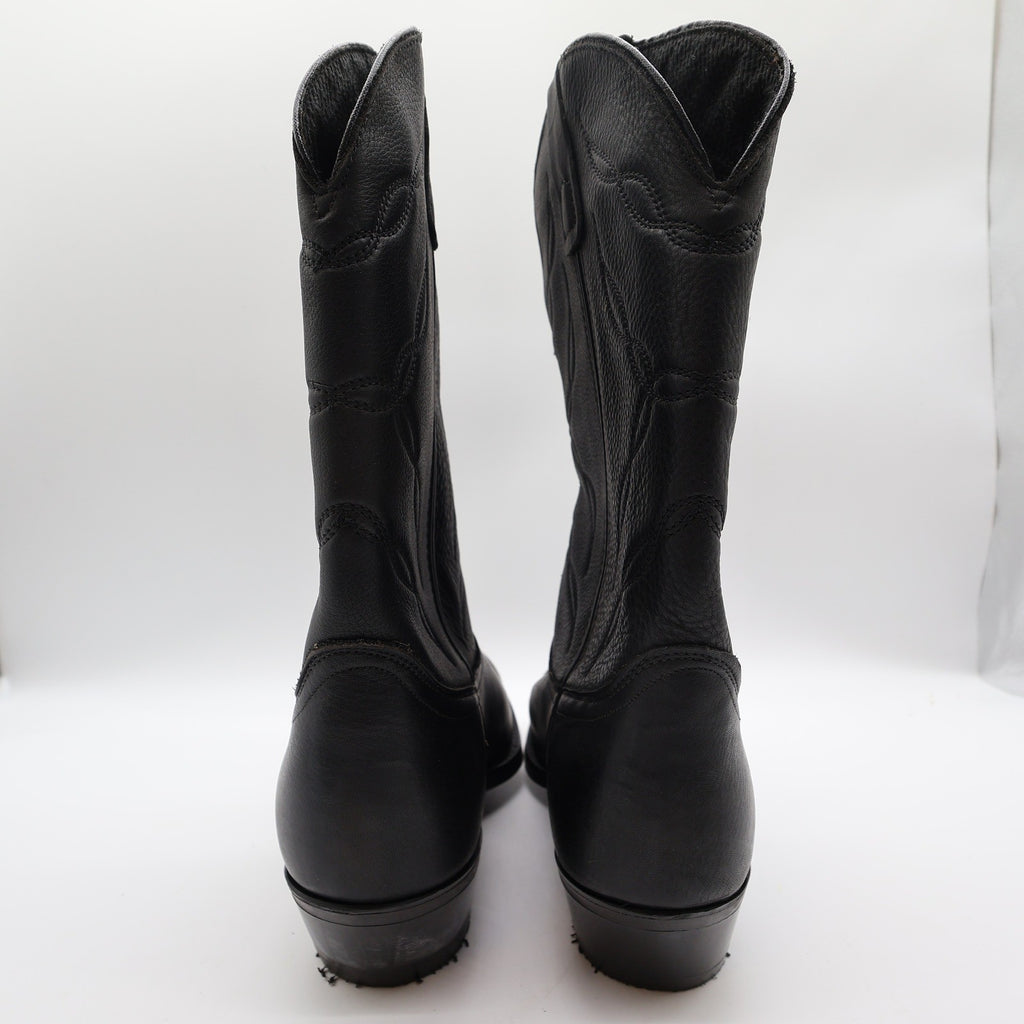 Laredo 28-1801 Western Cowboy Boots Mens 11 Black Leather NWT Made in USA - take2supply
