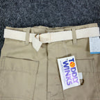 Toddy Winks Vintage 70s Twill Shorts Boys 6 Khaki Cotton Blend NWT - take2supply