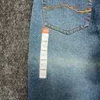 Wrangler Aura Jeans 10 SHT Blue Denim Instantly Slimming Straight Leg NWT - take2supply