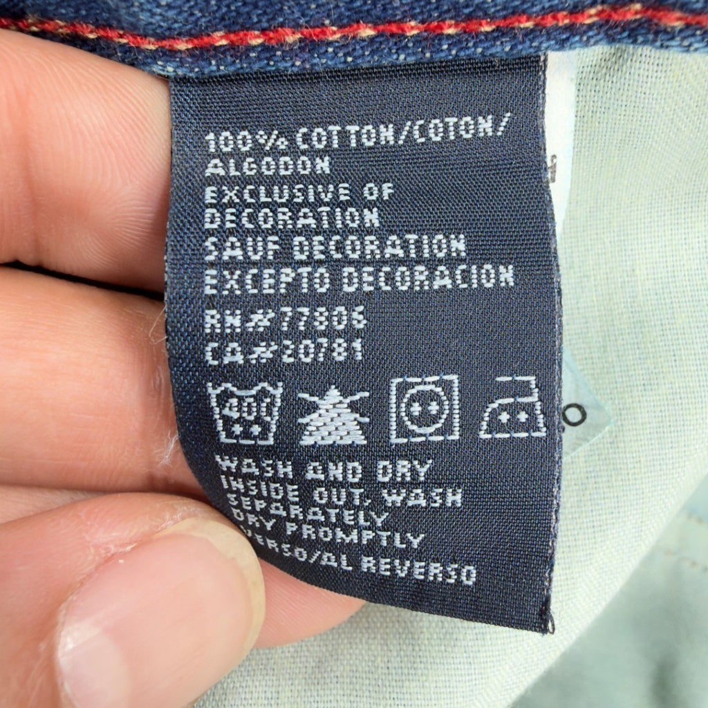 Tommy Hilfiger Y2K Slouch Fit Jeans Boy 20 Blue Cotton NWT Deadstock - take2supply