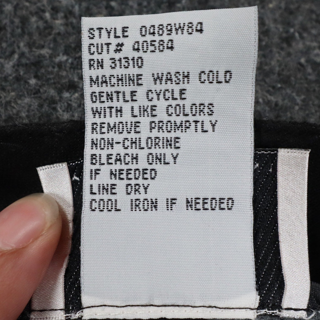 AGB Byer California Cargo Pants Womens 10 Y2K Black Linen Blend Utility Trousers - take2supply
