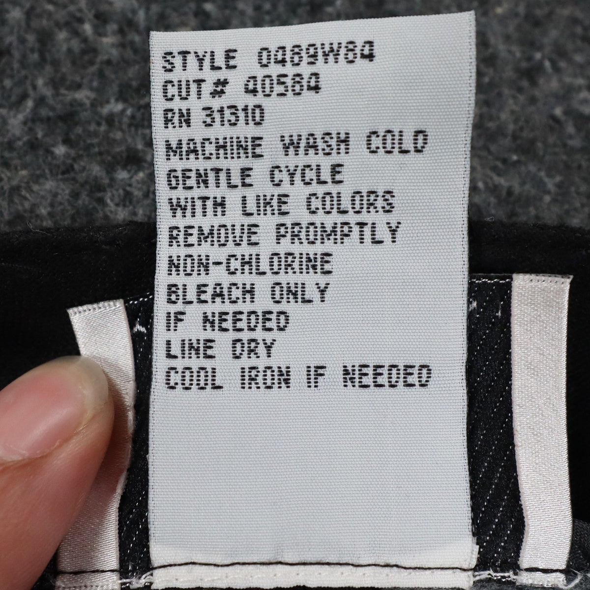 AGB Byer California Cargo Pants Womens 10 Y2K Black Linen Blend Utility Trousers - take2supply