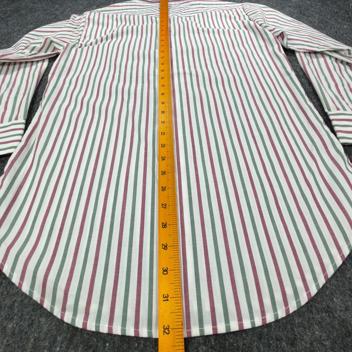 Caravan Vintage 90s Western Button Down Mens M Maroon Green Striped Shirt C430 - take2supply