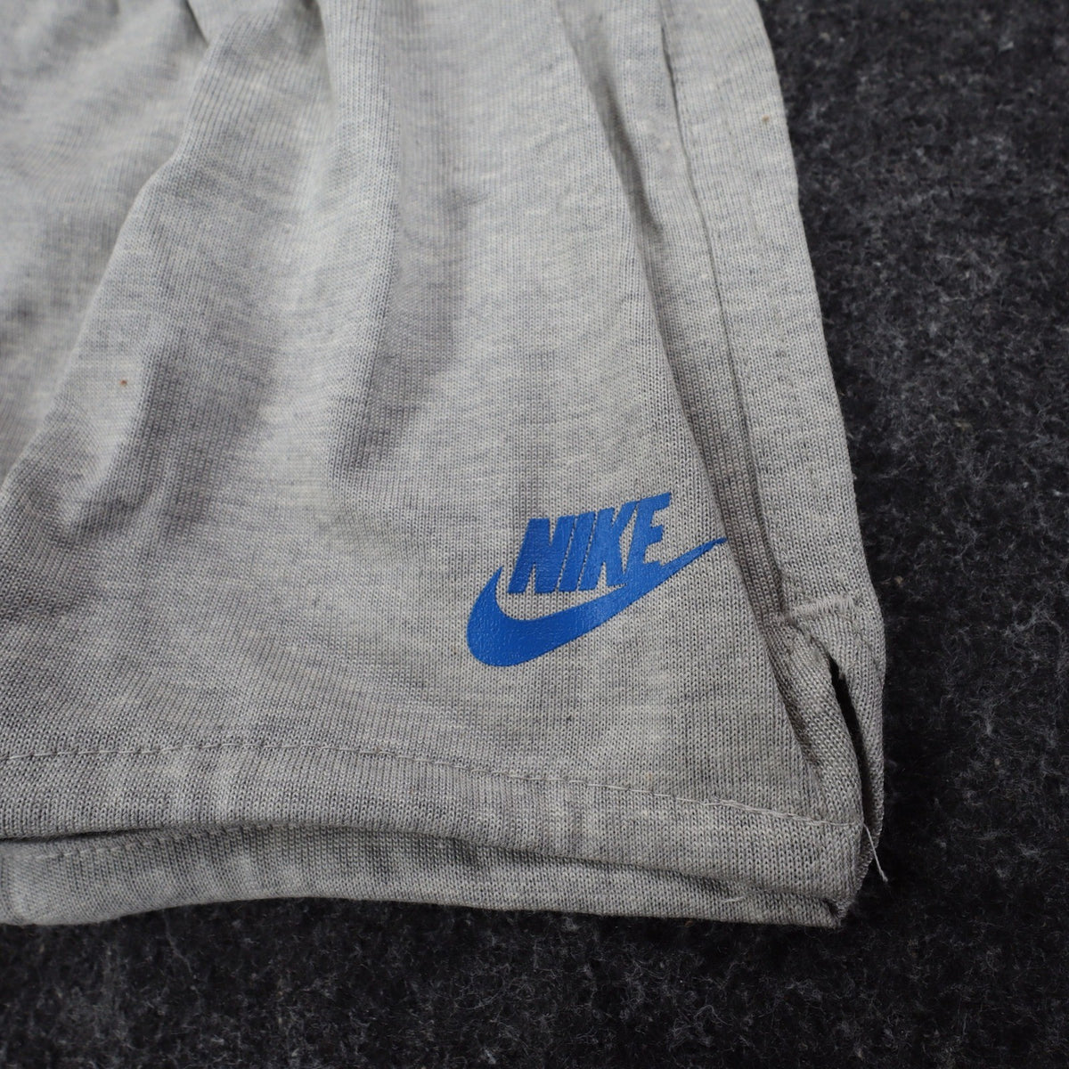 Nike Vintage 80s Shorts Boys L 14-16 Grey Blue Tag Deadstock Made in USA C1054 - take2supply
