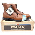 Walker Work Boots Mens 12 D Vintage Brown Leather Arctic Insulated USA Made 711 - take2supply