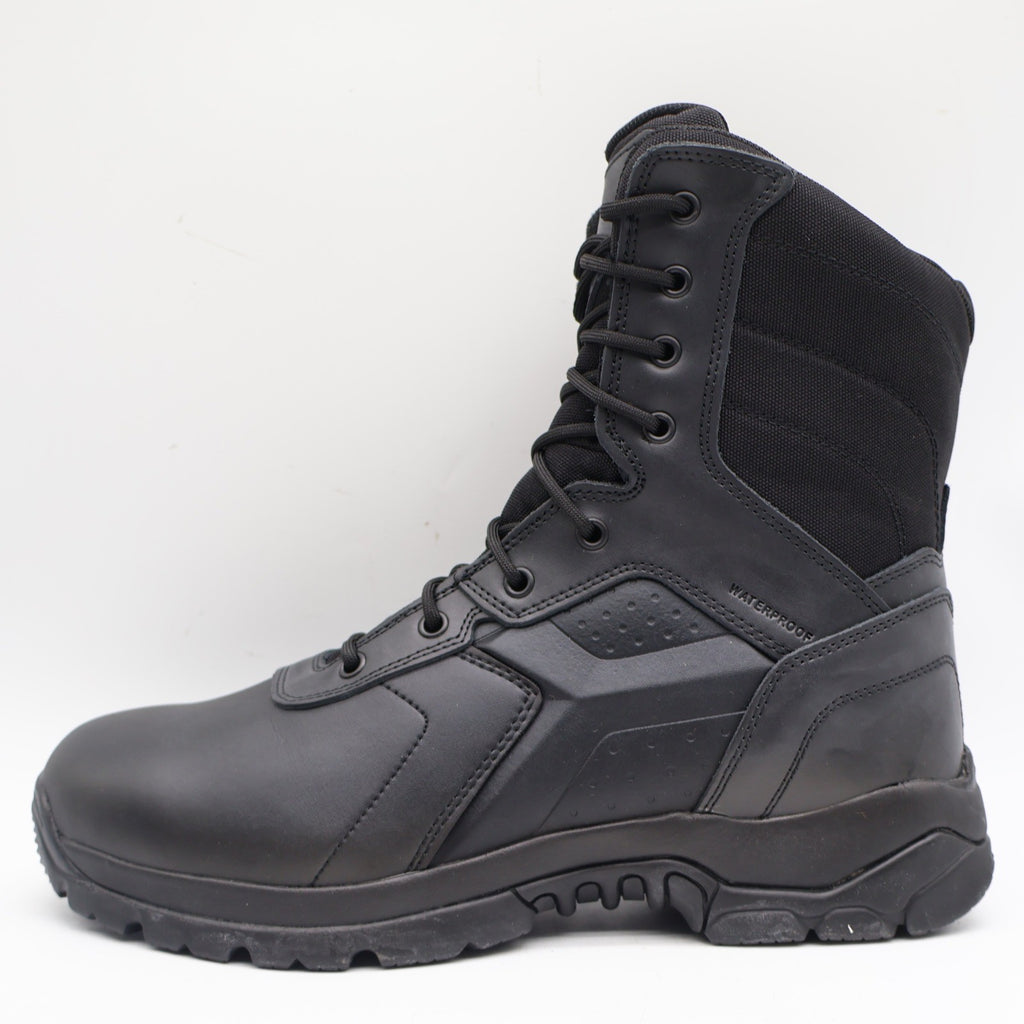 Battle Ops BOPS8001 Tactical Boot Mens 12 M/W Waterproof Side-Zip Black Leather - take2supply