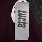 Lucia Dress Pants Womens 10 Burgundy Falling Leaves Crepe Lined High Rise New - take2supply