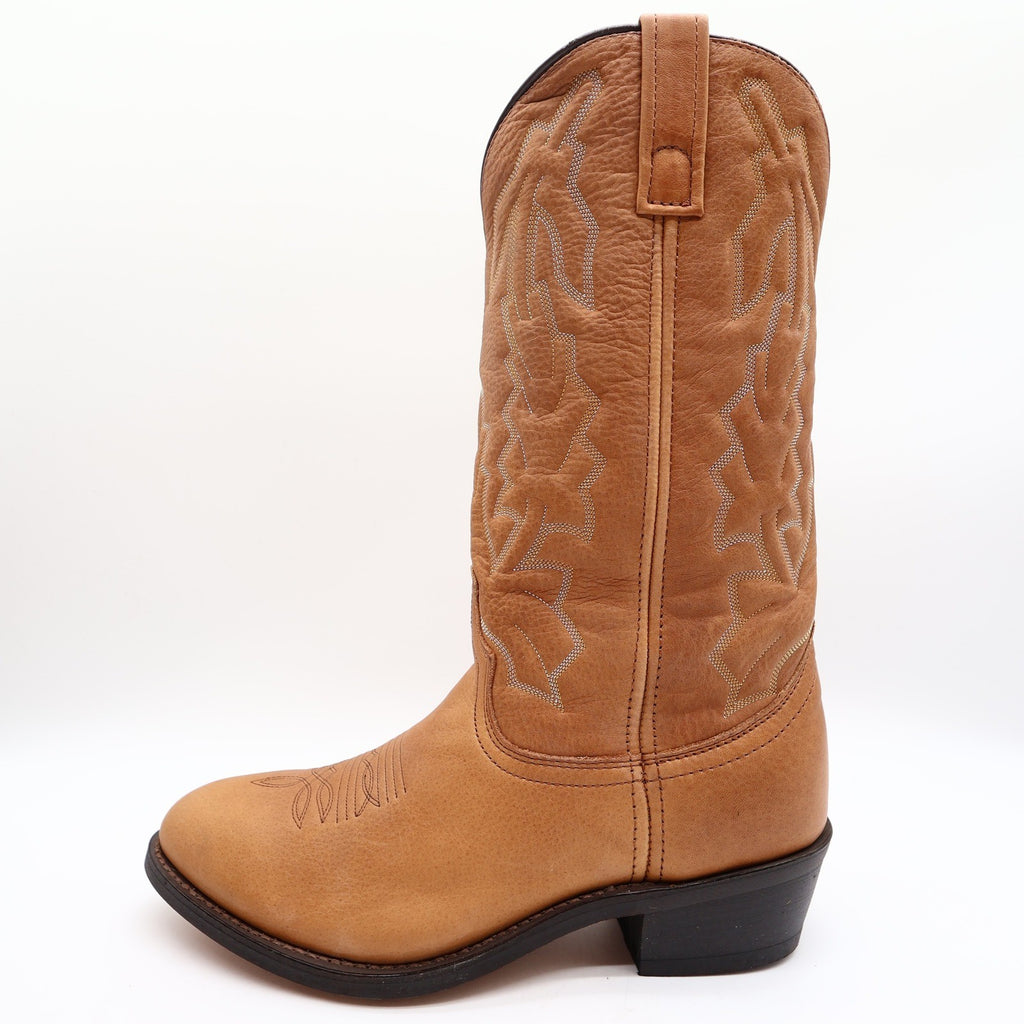 Laredo Western Cowboy Boots Mens 10 EW Leather Walnut Deertan 68372 NWT Box - take2supply