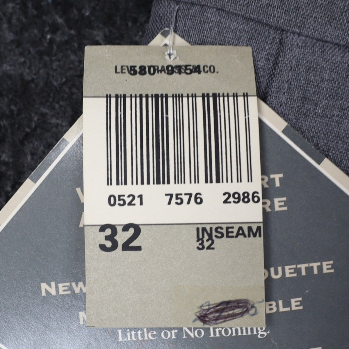 Levi's Travelers Dress Pants Mens 32x32 Vintage 80s Gray Wool Blend Pleated NWT - take2supply