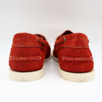 Vintage Boat Shoes Mens 8 Rust Red Suede Deadstock Mexico Moccasin W54421 - take2supply