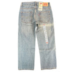 Levi's Vintage 80s 550 Jeans Boys Size 8 Husky Blue Denim Tapered NOS - take2supply