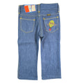 Maverick Vintage 70s Kids Jeans Size 3 Reg Blue Denim Hot Air Balloon Deadstock - take2supply