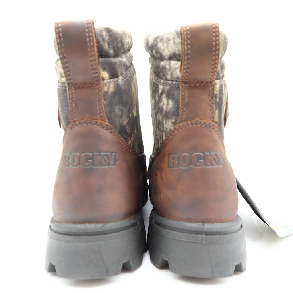 Rocky Y2K Wild Dawg 6" Hunting Boots Mens 8.5 MW Camo Leather New - take2supply