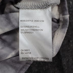 Tribal Cold Shoulder Top Womens Small Gray White Tie Dye Rayon Stretch V-Neck - take2supply
