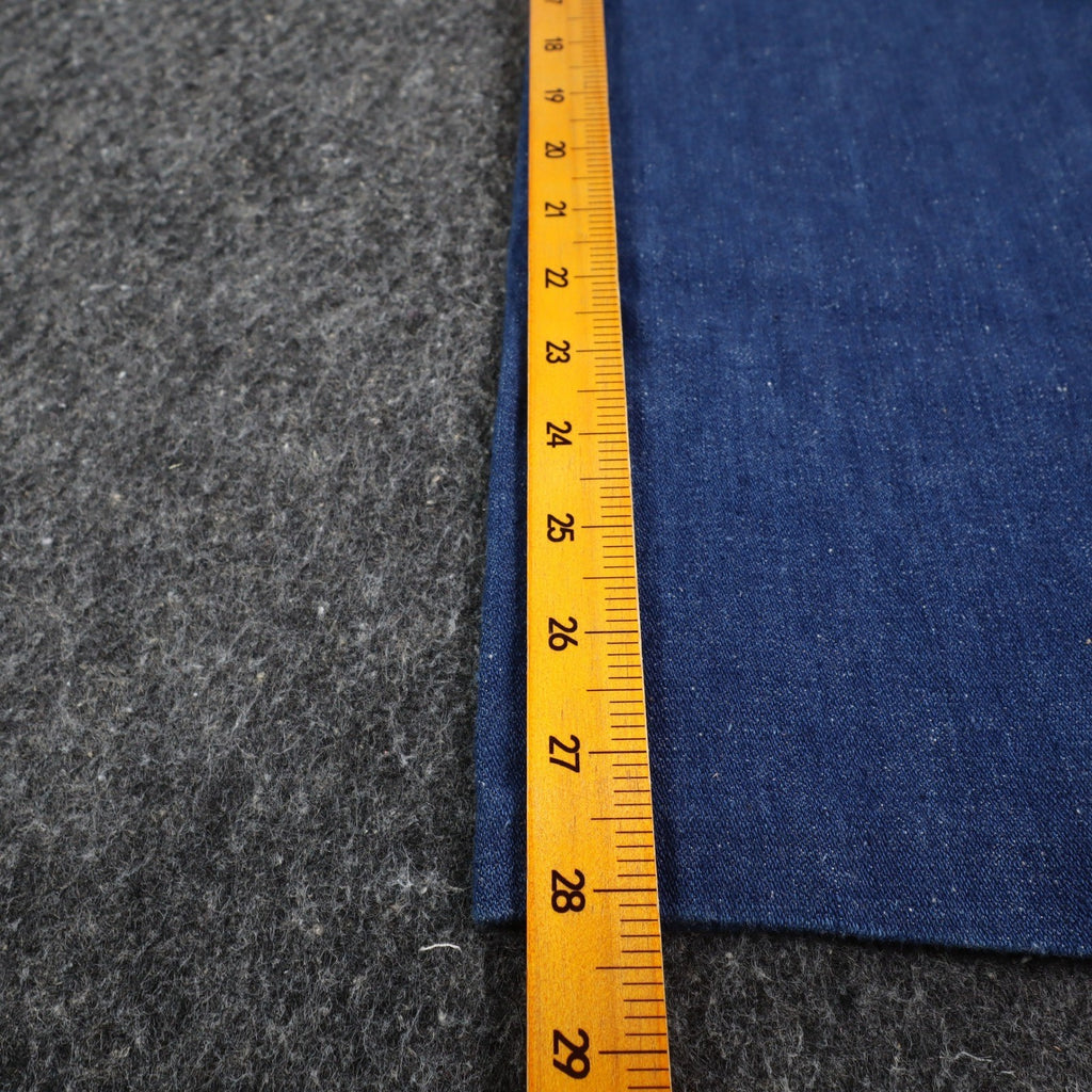 Maverick Denim Pants Kids 12 Slim Blue Red Button Pockets Wide Leg Cotton NOS - take2supply