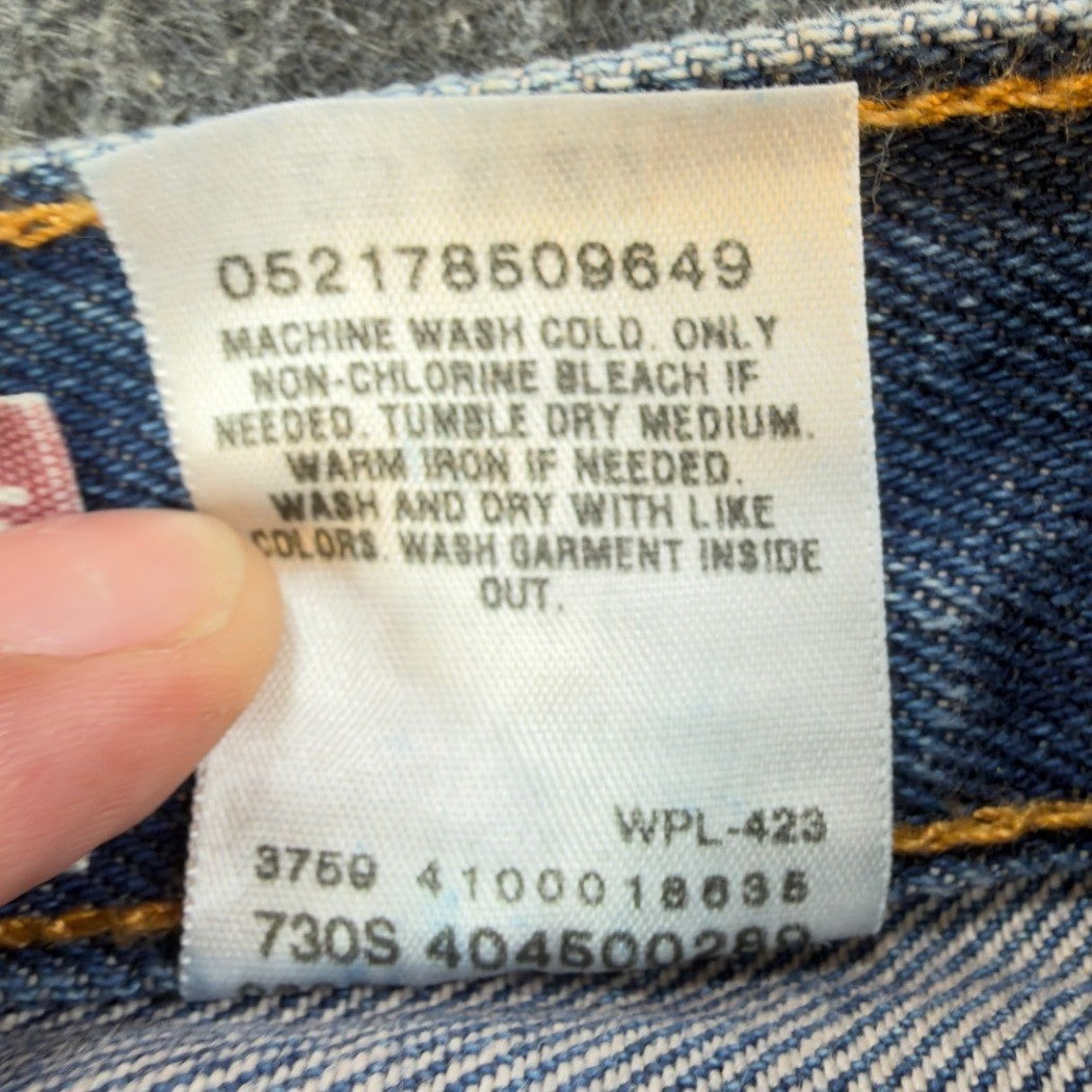Levi's 550 Boys 14 Slim Medium Wash Cotton Relaxed Fit Vintage Y2K NWT - take2supply