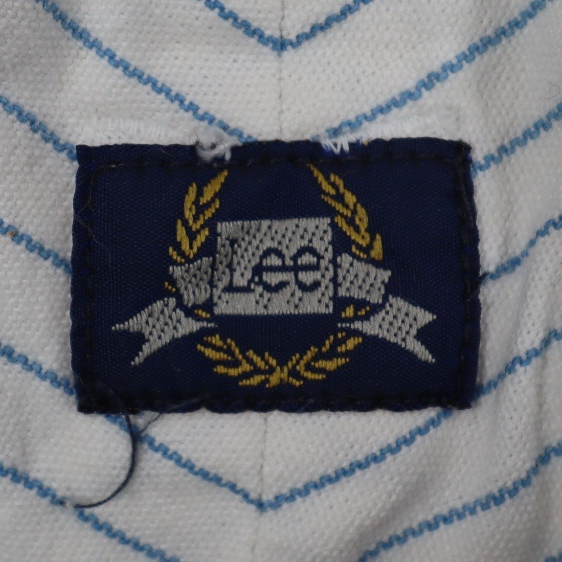 Lee Melbourne Skirt Shorts Girls 8 Vintage 90s White Blue Stripe Paperbag Waist - take2supply