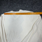Van Heusen Argyle V-Neck Sweater Mens XL Cream Brown Grey Cotton NWT - take2supply