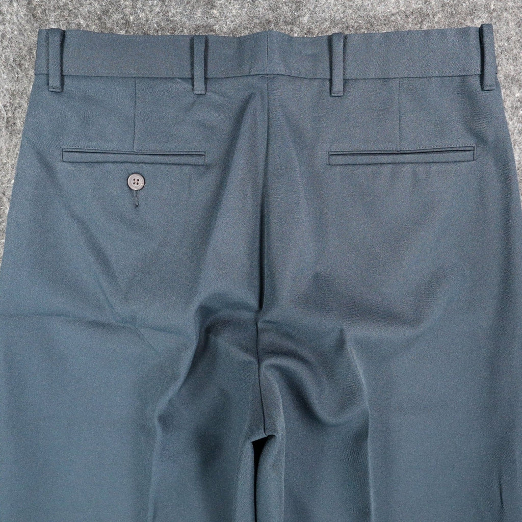 Levi Strauss Action Slacks Mens 33x30 Vintage 2001 Navy Blue Polyester Pants NWT - take2supply