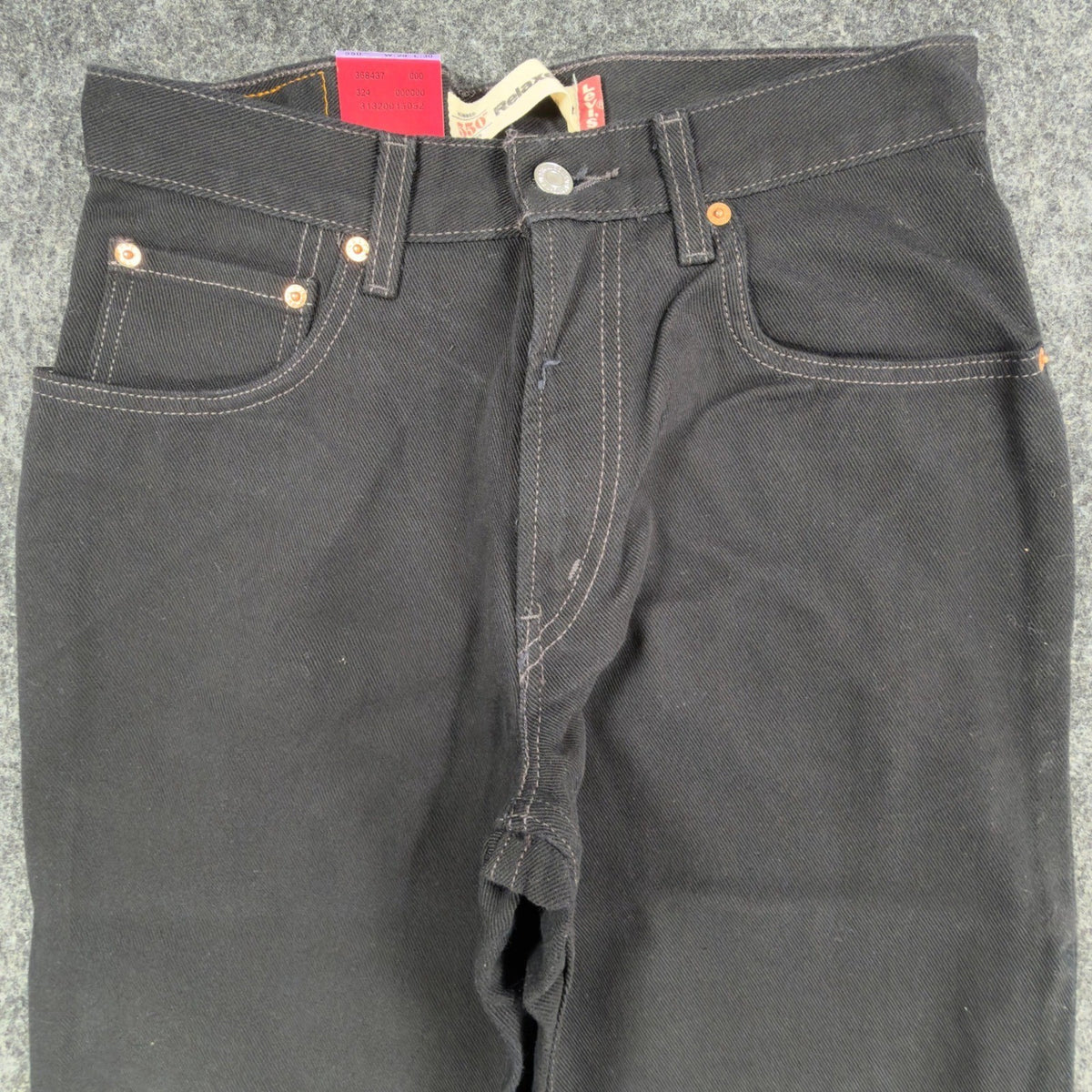 Levi's Y2K 550 Student Relaxed Fit Jeans Men 29x30 Black Denim NWT Deadstock - take2supply