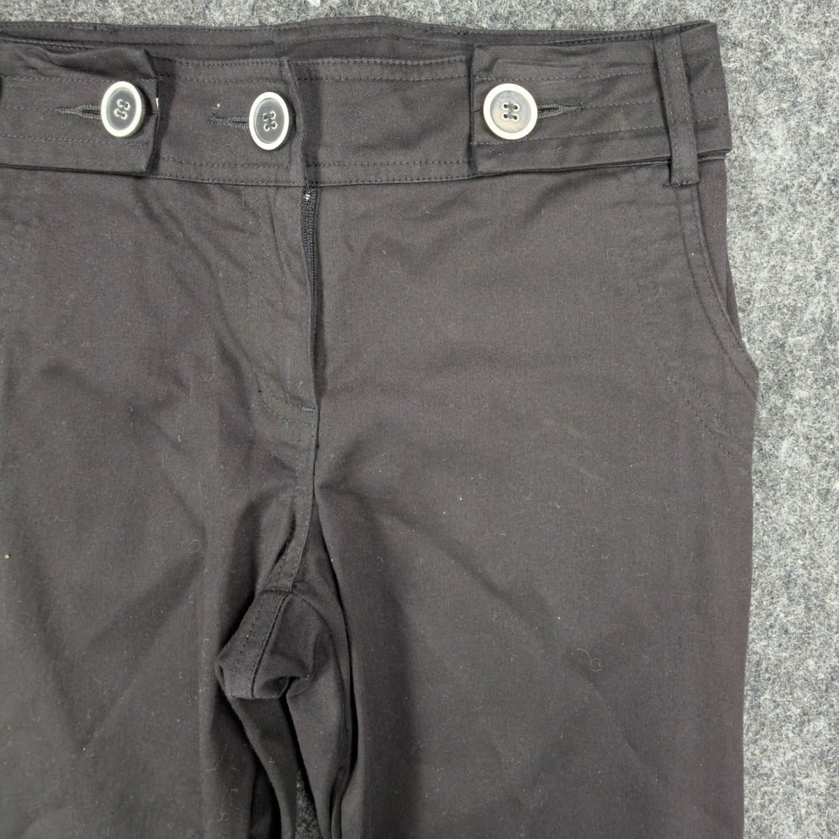 My Michelle Y2K Flare Pants Girls 12 Black Stretch Low Rise NWT Deadstock - take2supply