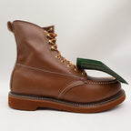 Titan Vintage 80s Safety Toe Work Boots Mens 8.5 D Brown Leather NWT Made in USA - take2supply
