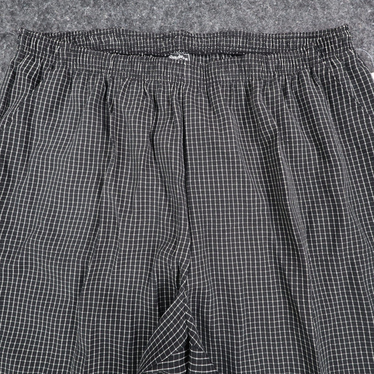 Southern Lady Pants Womens XL Black White Grid Check Elastic Waist NWT NOS - take2supply