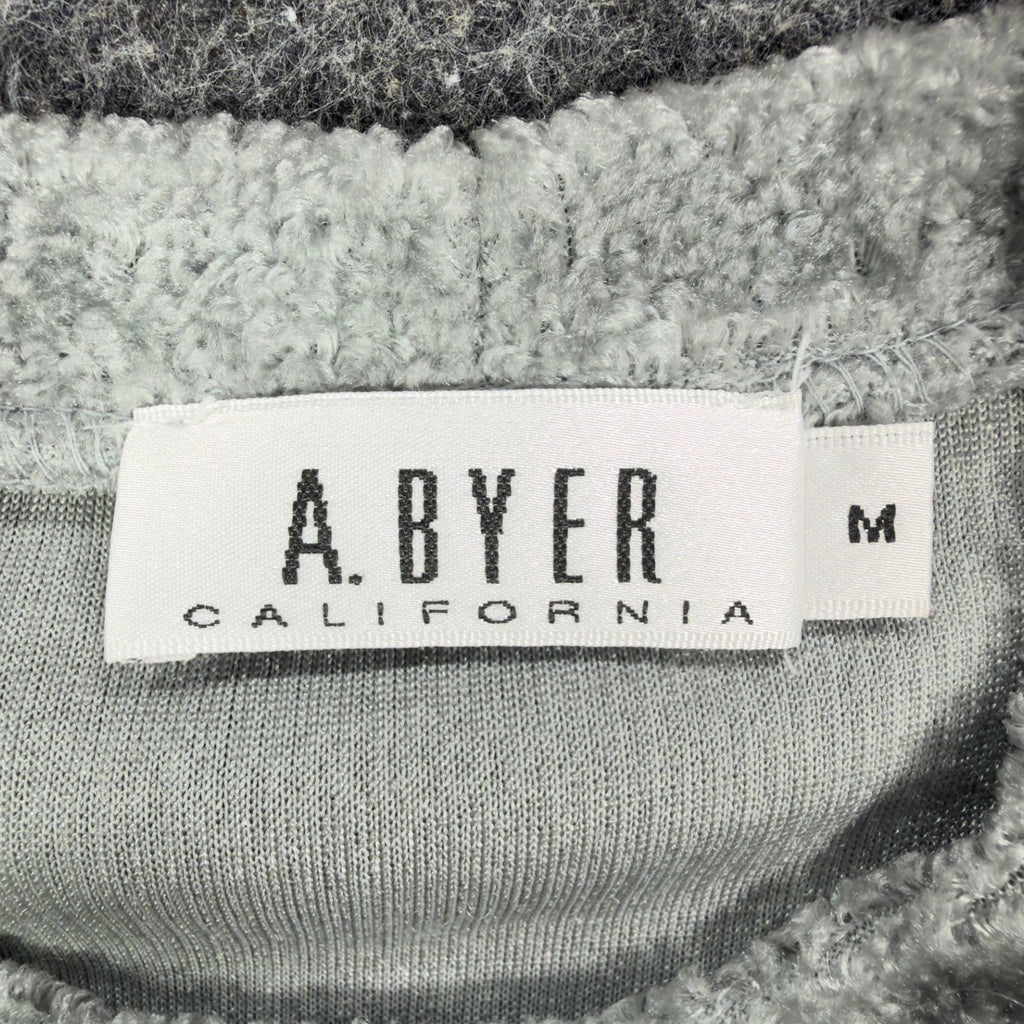 A. Byer Y2K Textured Tee Womens M Gray Polyester NWT - take2supply
