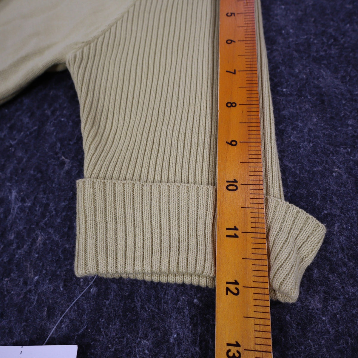 SML Design Polo Sweater Women Medium Tan Short Sleeve Cotton Blend Ribbed NWT - take2supply