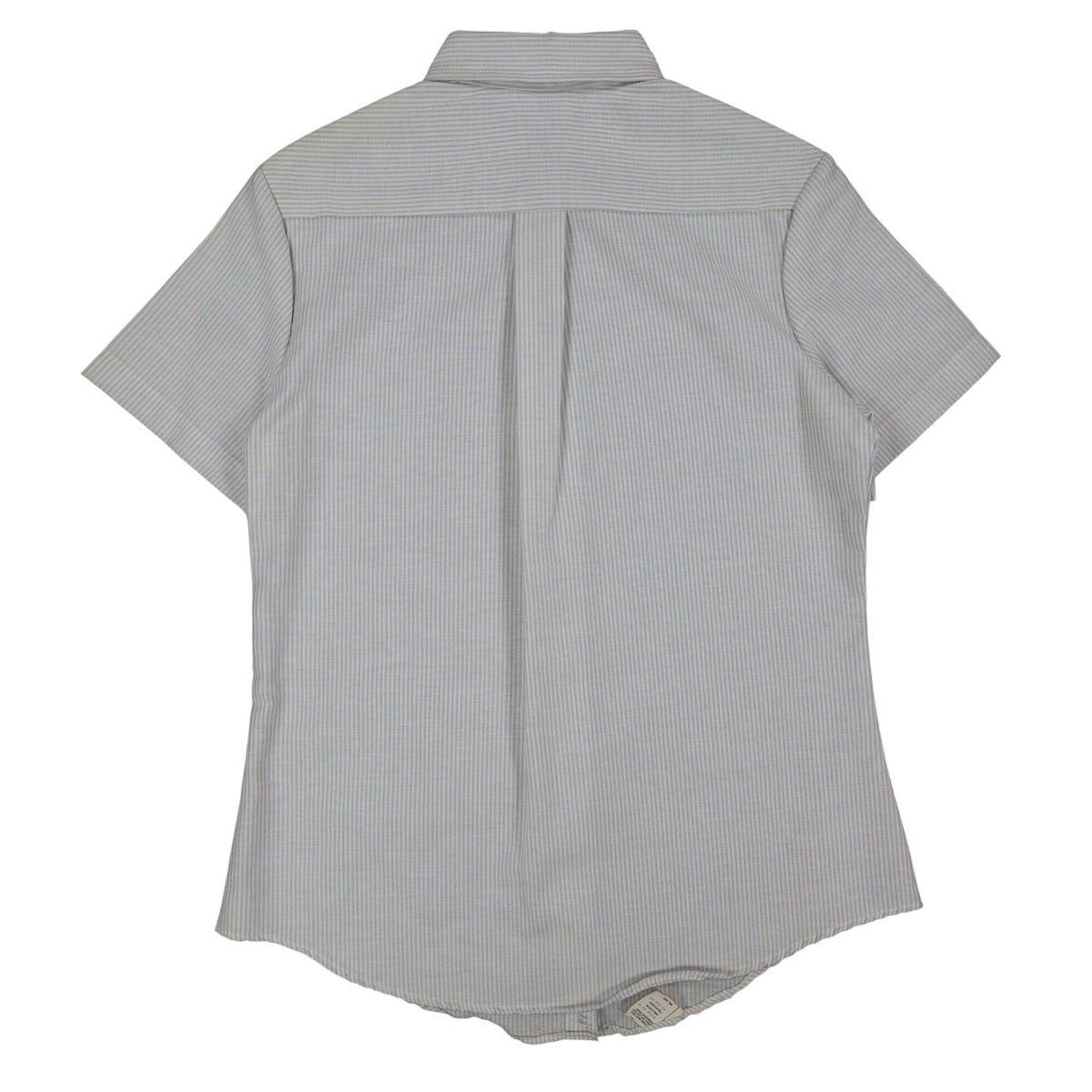 Dee Cee Striped Button Up Shirt Womens 9/10 Vintage 80s Gray Cotton Blend USA - take2supply