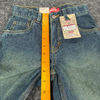 Levi's Y2K 549 Relaxed Straight Shorts Boys 7 Blue Denim NWT Adjustable Waist - take2supply
