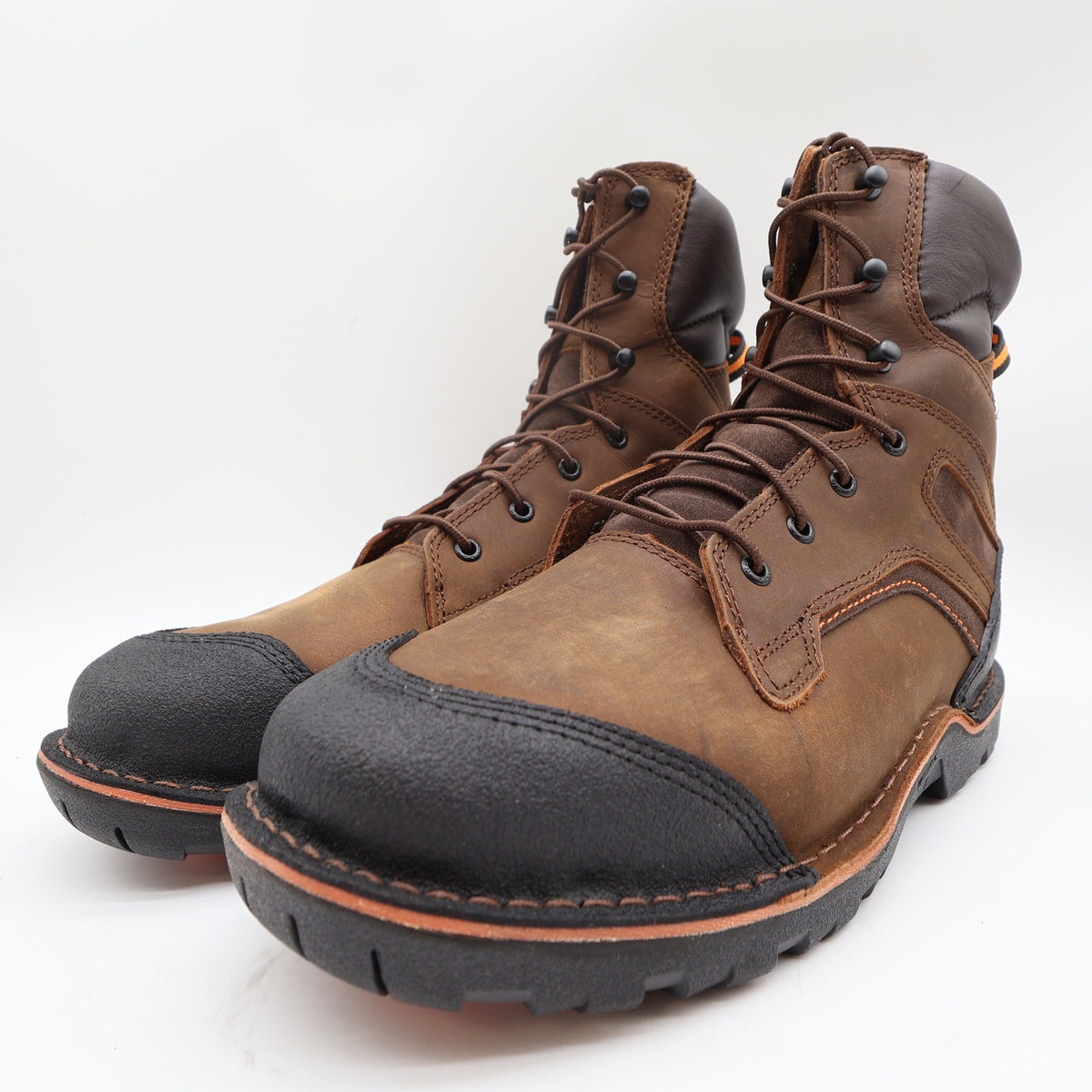 Worx by Red Wing 5815 Steel Toe Work Boots Mens 11 Brown Leather New - take2supply