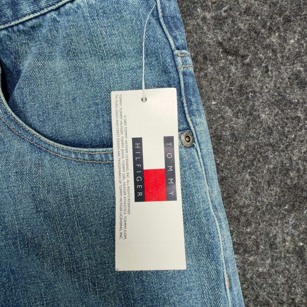 Tommy Hilfiger Y2K Slouch Fit Jeans Boy 20 Blue Cotton NWT Deadstock - take2supply