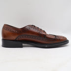 Sandy McGee Wingtip Brogue Shoes Mens 6.5 D Vintage Brown Leather Deadstock USA - take2supply
