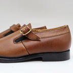 Young Explorers Lyons Monk Strap Shoes Boys 13 Vintage Brown Leather Deadstock - take2supply