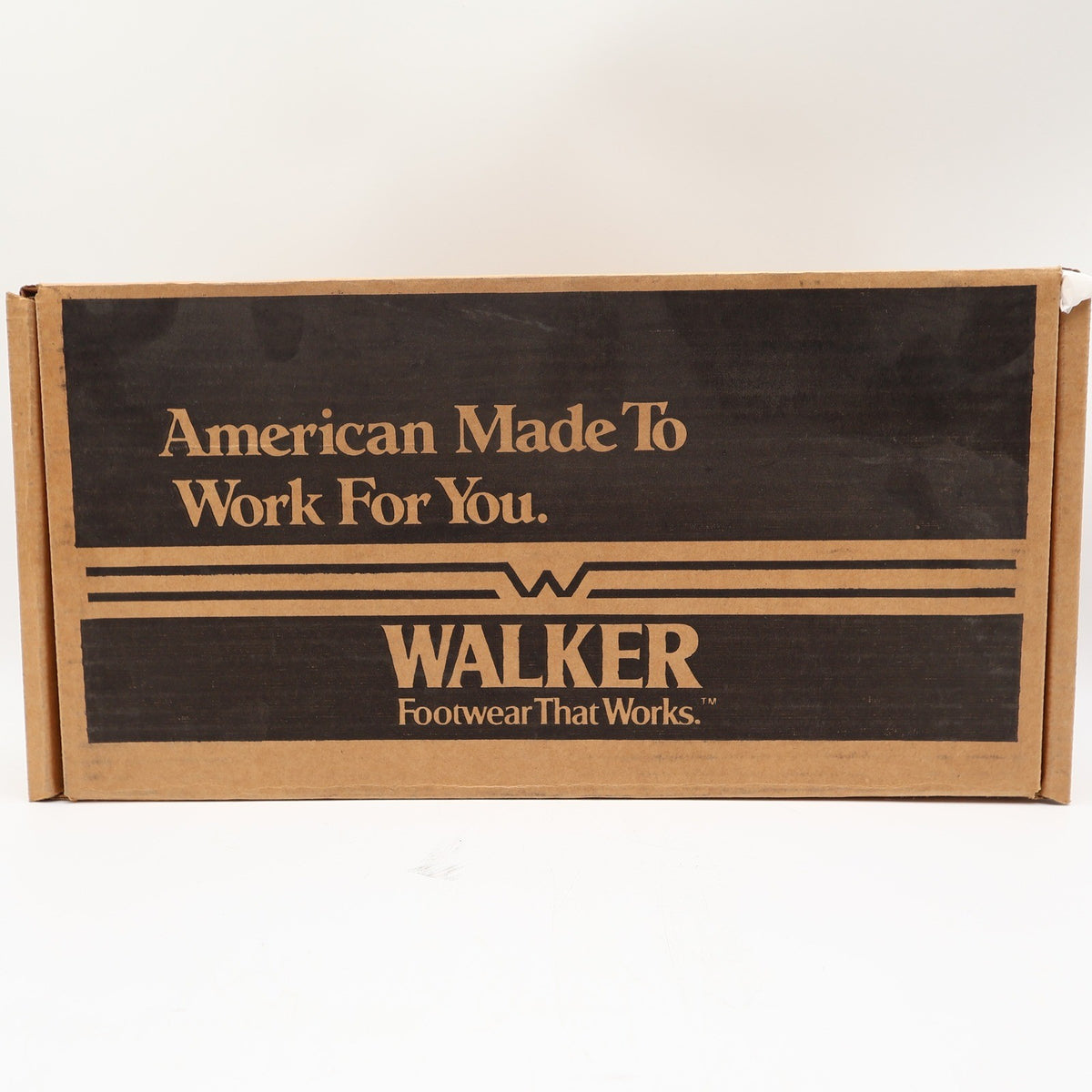 Walker Vintage 90s Work Boots Mens 11 D Brown Leather NWT Made in USA Deadstock - take2supply