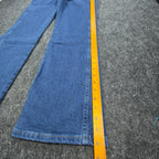 Wrangler Y2K Cowboy Cut Boot Cut Jeans Womens 9/10x32 Blue Denim NWT - take2supply