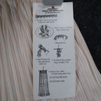 Lucia Broomstick Skirt Small Vintage 90s Peach Cream Tiered Crinkle Maxi USA NWT - take2supply