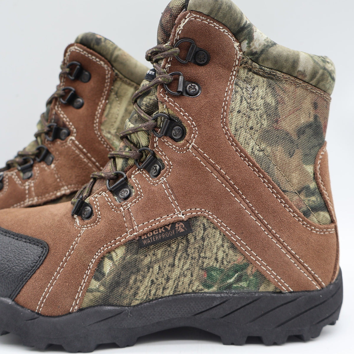 Rocky Hunting Boots Kids 3.5M Brown Camo 800g Thinsulate Waterproof FQ0003710 - take2supply