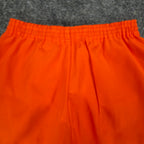 Fruit of the Loom Vintage 70s Gym Shorts Youth XS Orange Cotton NWT - take2supply