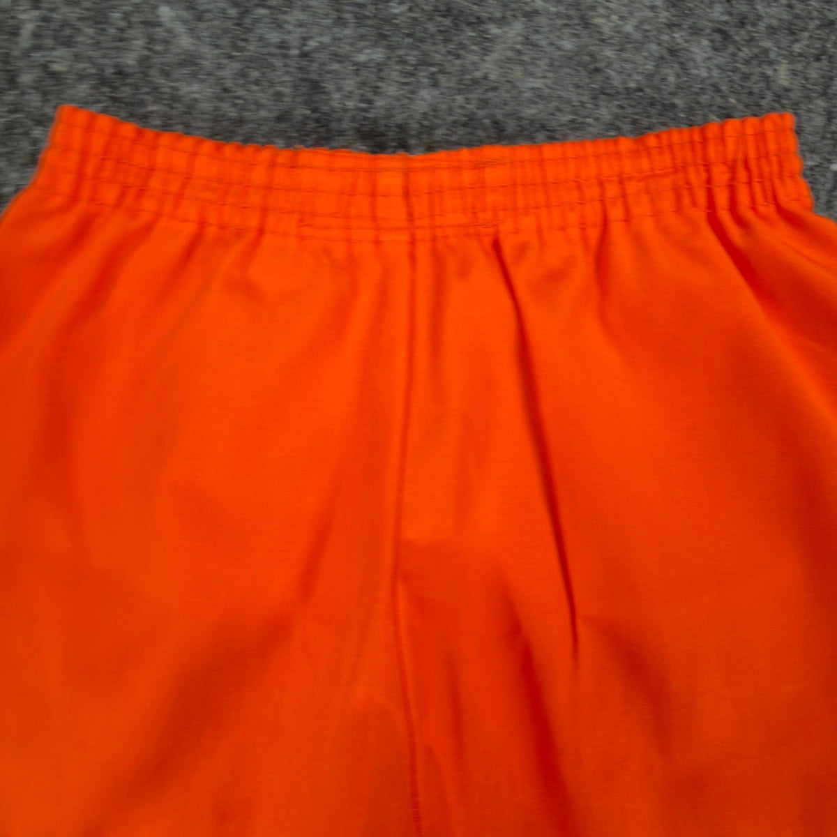 Fruit of the Loom Vintage 70s Gym Shorts Youth XS Orange Cotton NWT - take2supply