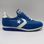 Converse Road Star Boy's Size 3 Vintage 80s Blue Nylon Suede Sneakers Deadstock - take2supply
