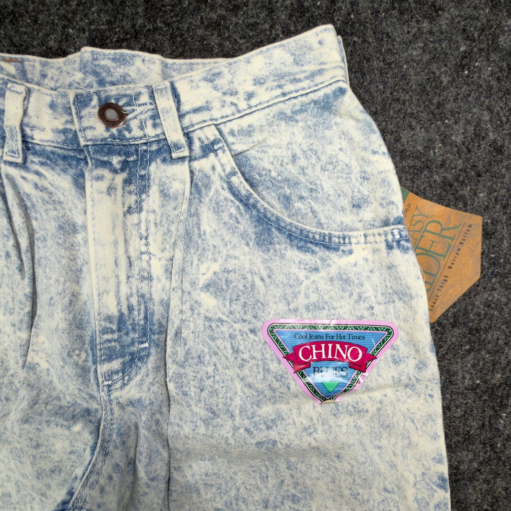 Lee Vintage 90s Easy Rider Jeans Mens 29x32 Blue Acid Wash Denim NWT USA Made - take2supply