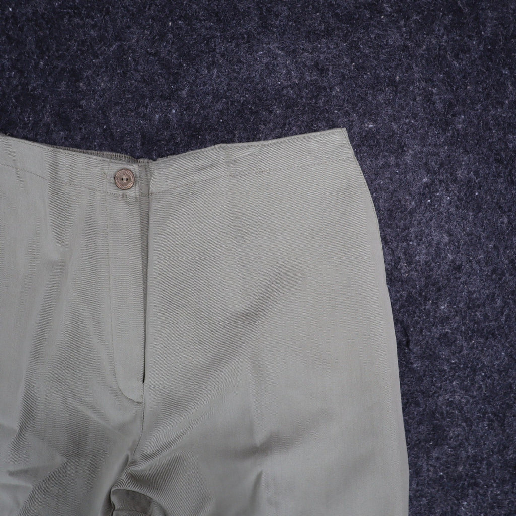 Company Collection Petite Pants Size 8 Sage Green Tencel Cotton Elastic Waist - take2supply