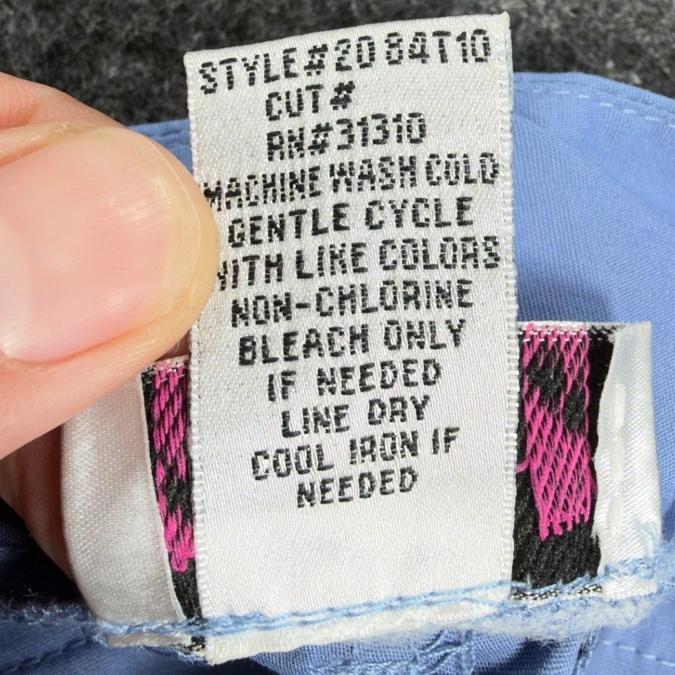 Amy Byer Y2K Bermuda Shorts Girls 10 Blue Cotton Stretch NWT - take2supply