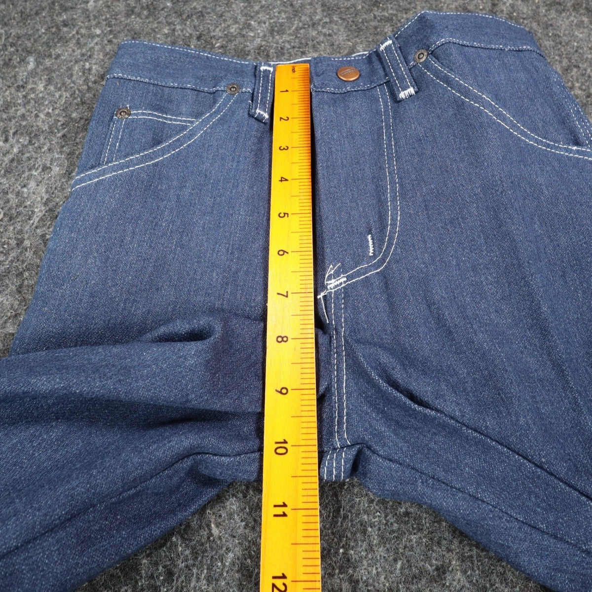 Maverick Straight Leg Jeans Boys 10 Reg Vintage Blue Cotton Blend Deadstock USA - take2supply