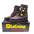 LaCrosse Caribou II Work Boots Mens 8 Vintage Brown Leather Steel Toe Thinsulate - take2supply