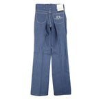Maverick Straight Leg Jeans Boys 12 Regular Vintage 70s Blue Denim Deadstock USA - take2supply