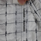 Marcona Reversible Quilted Jacket Womens Medium White Navy Grid Snap Front NWT - take2supply