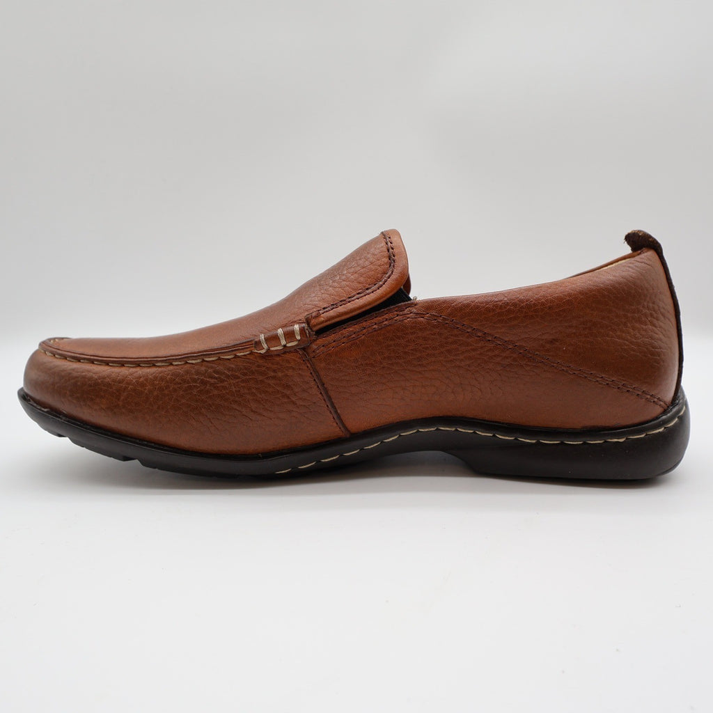 Hush Puppies GT Mens Size 9 Red Brown Leather Slip On Loafers H12466 Bounce - take2supply